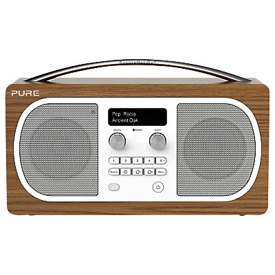 Pure Evoke D6 DAB/FM Bluetooth Radio, Oak